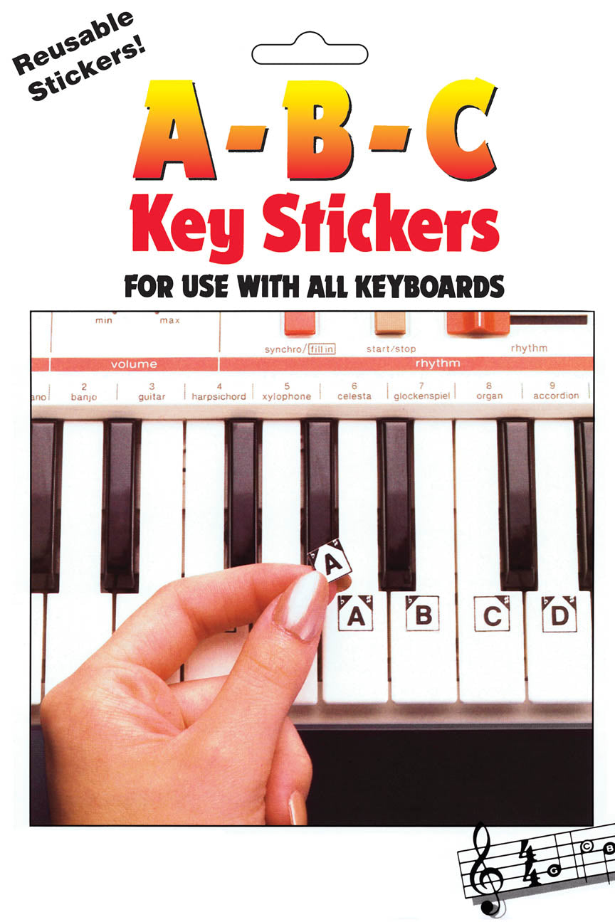 ABC Keyboard Stickers - sample page 1
