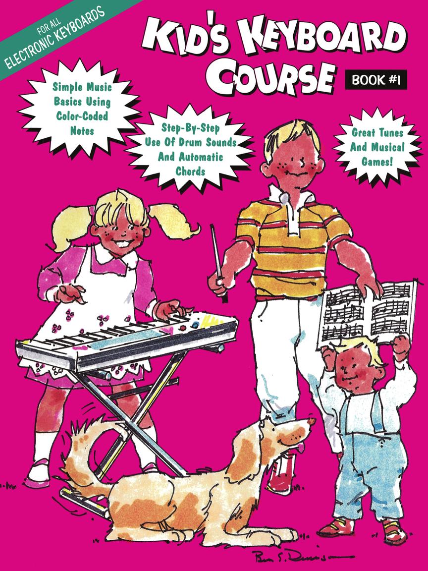 Kid's Keyboard Course – Book 1 - sample page 1