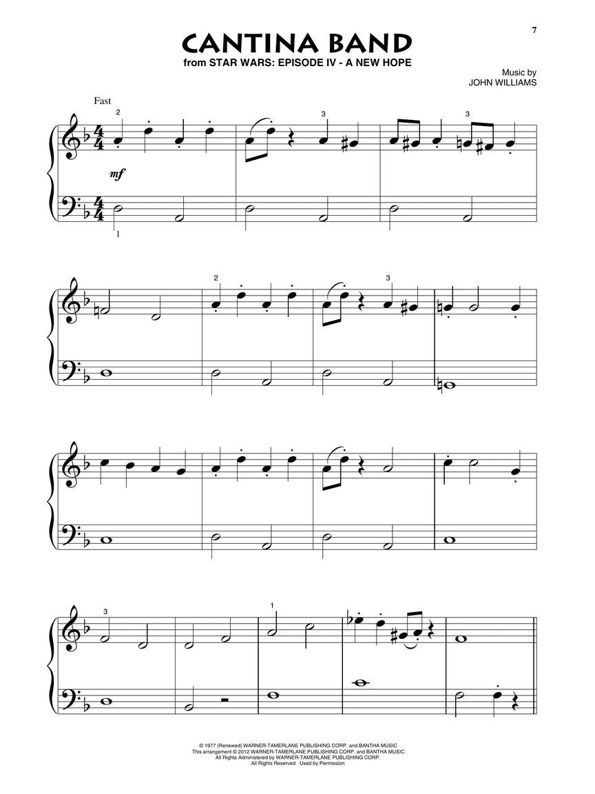 Star Wars for Beginning Piano Solo - sample page 3
