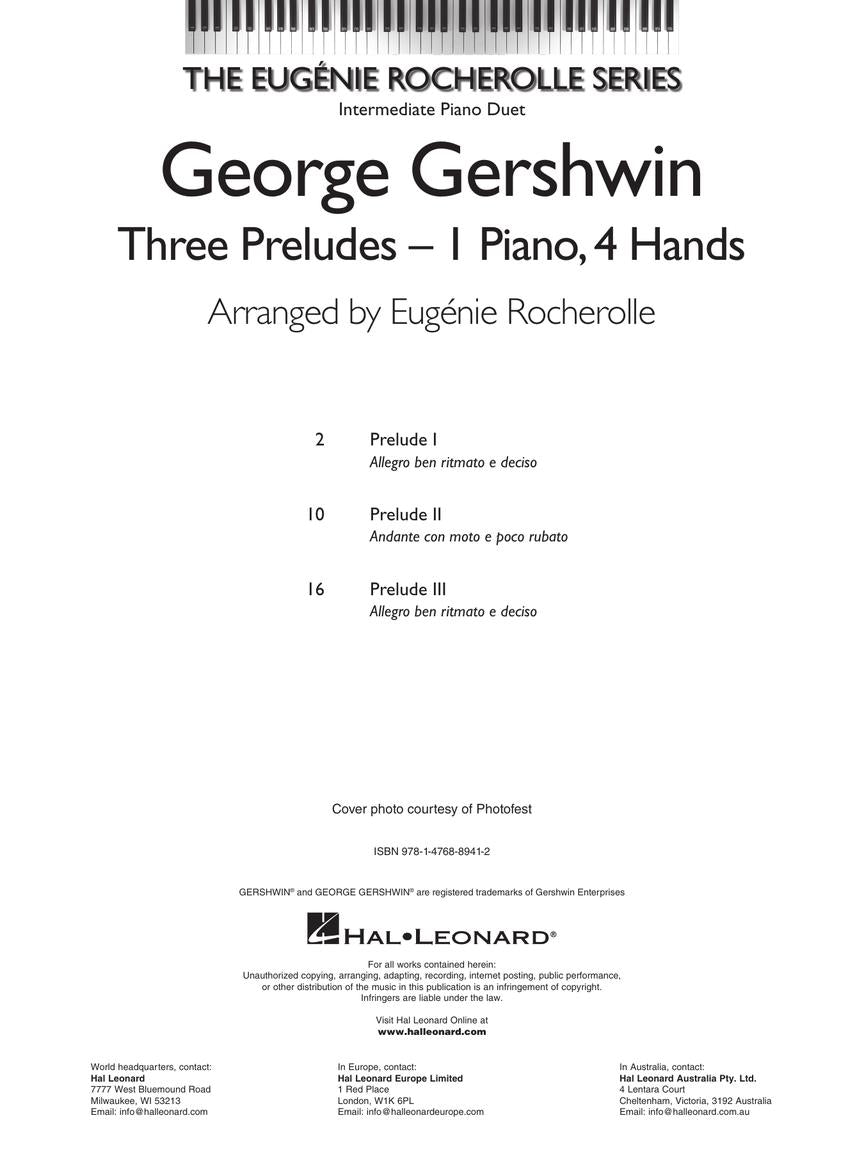 George Gershwin – Three Preludes - sample page 2