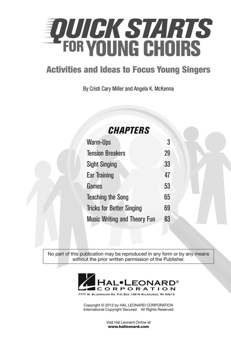 Quick Starts for Young Choirs - sample page 2