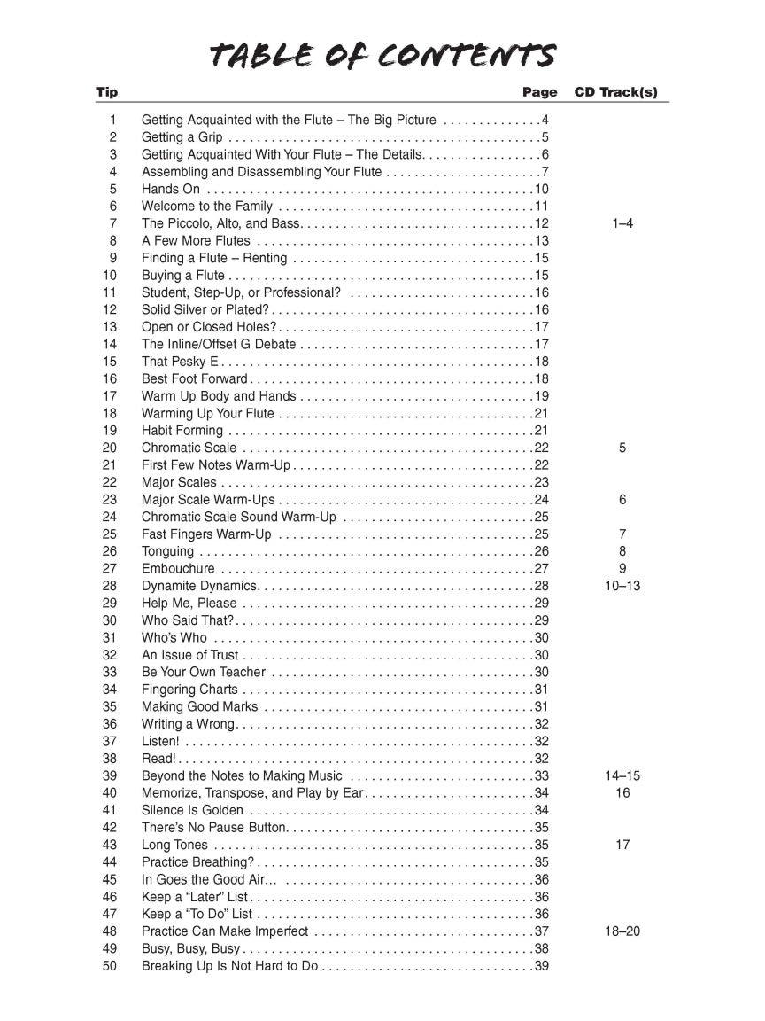 101 Flute Tips - sample page 2