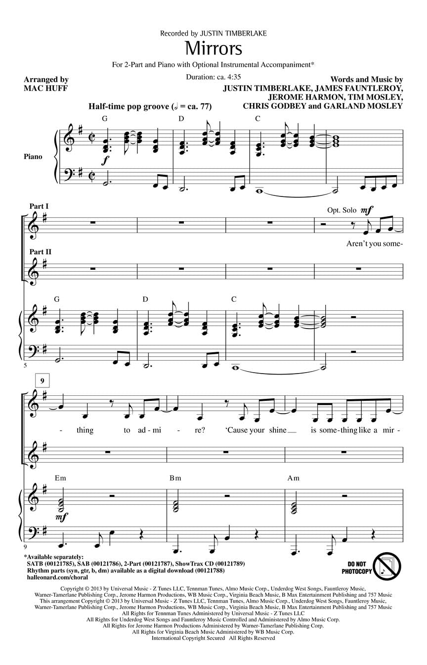 Mirrors - sample page 1