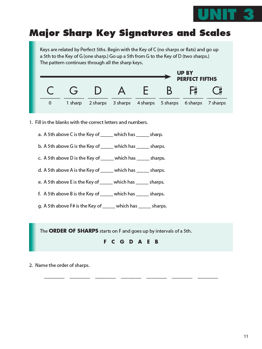 Essential Elements Piano Theory – Level 6 - sample page 5