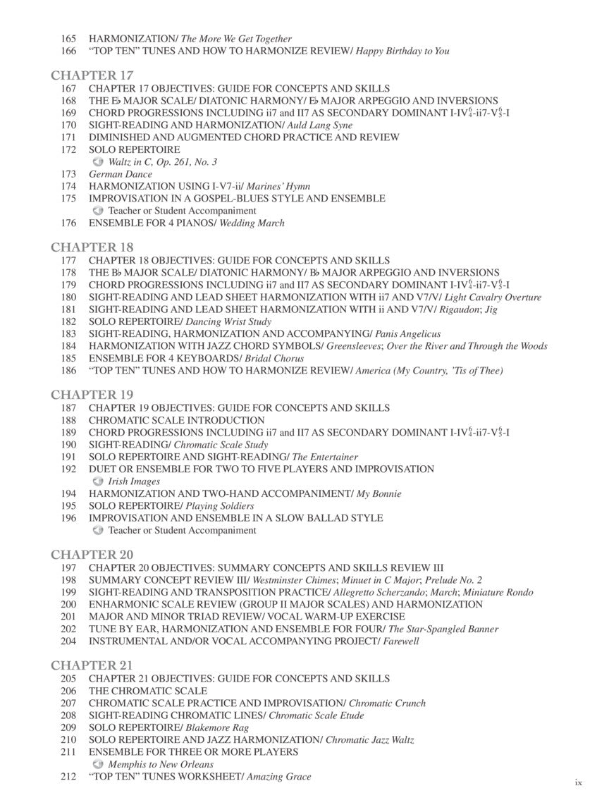 Group Piano - sample page 6