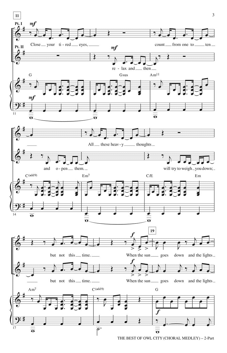 The Best of Owl City - sample page 2
