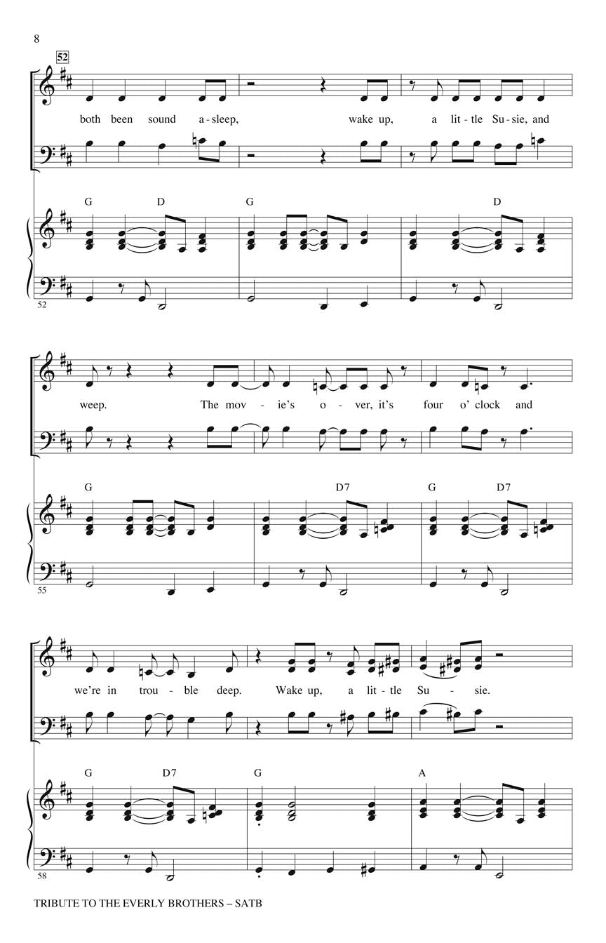Tribute to the Everly Brothers - sample page 4