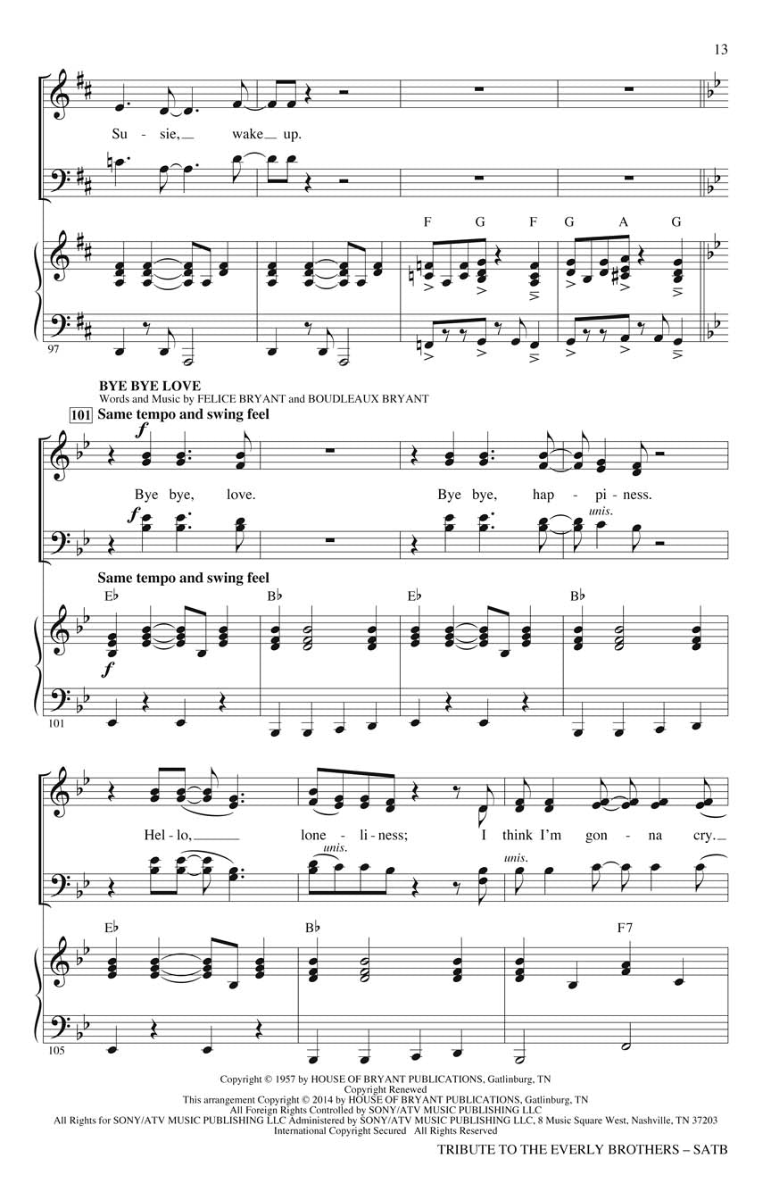 Tribute to the Everly Brothers - sample page 5