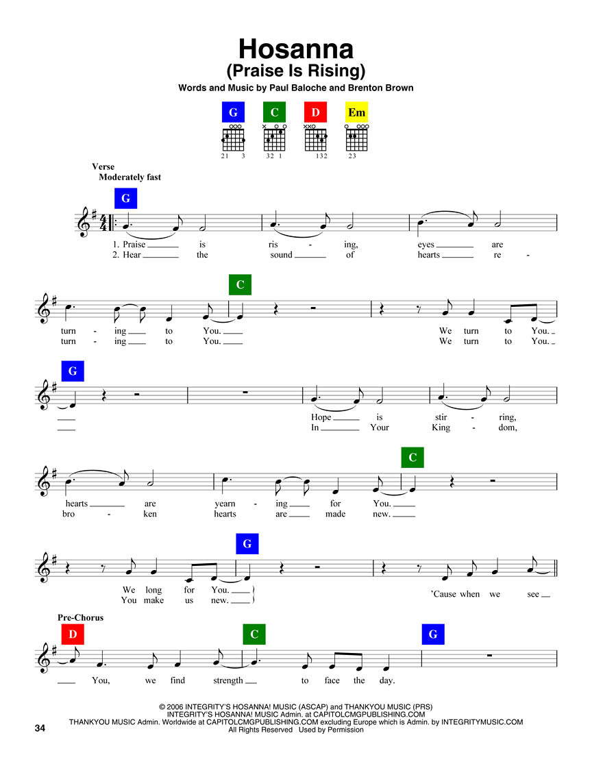 ChordBuddy Guitar Learning System – Worship Edition - sample page 1