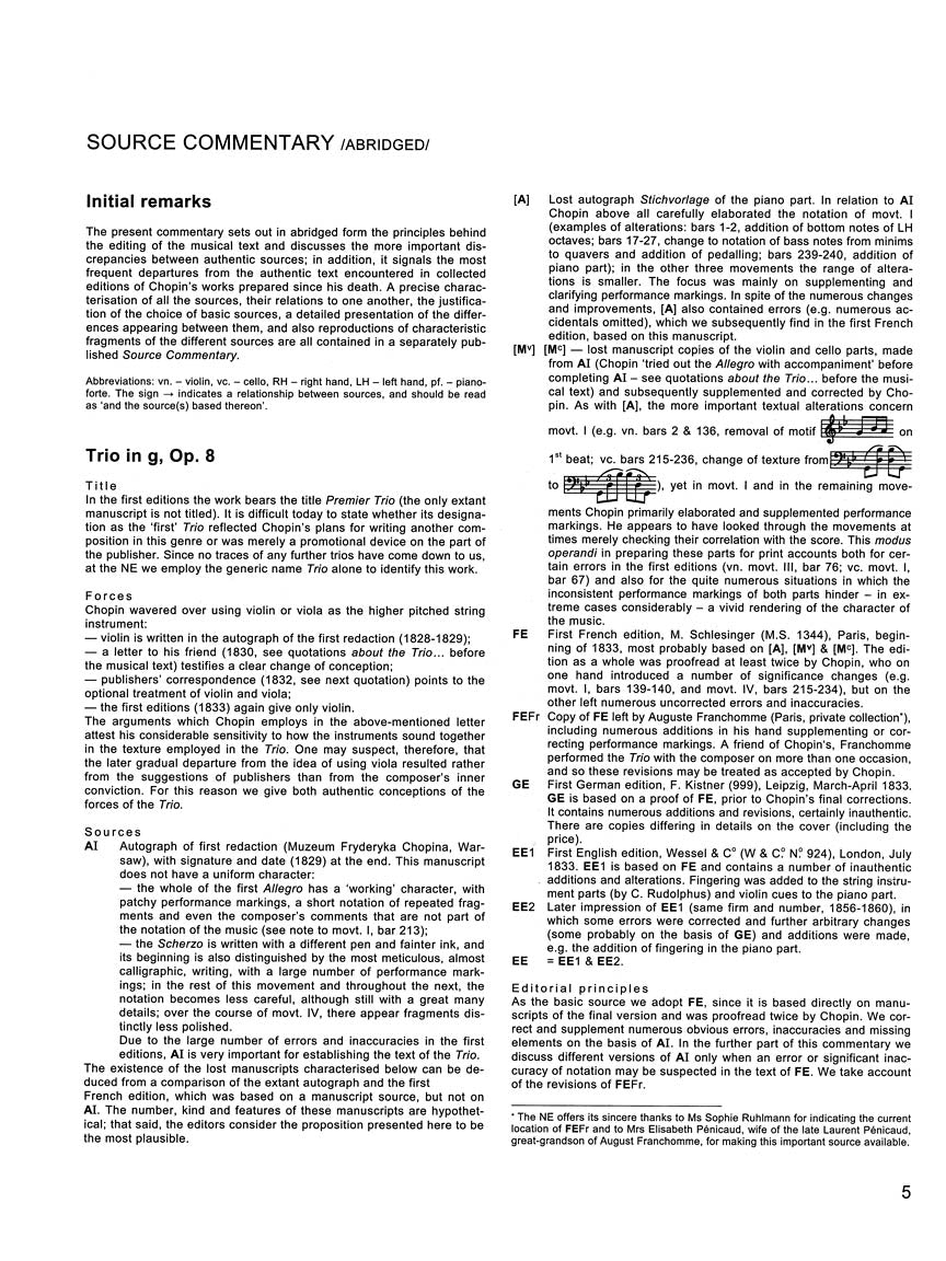 Trio Op. 8 for Piano, Violin and Cello - sample page 4