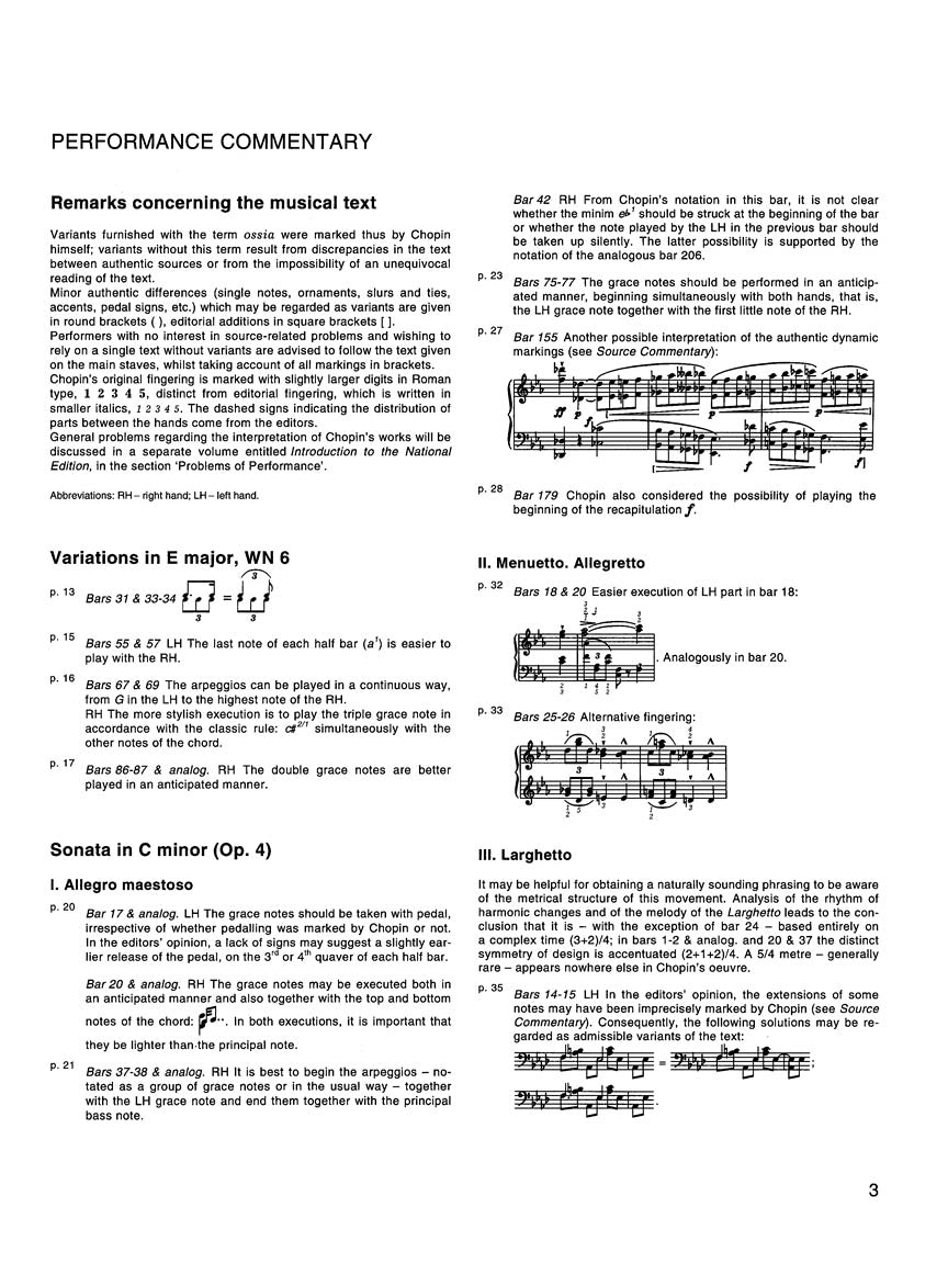 Variations in E and Sonata in C Minor - sample page 4