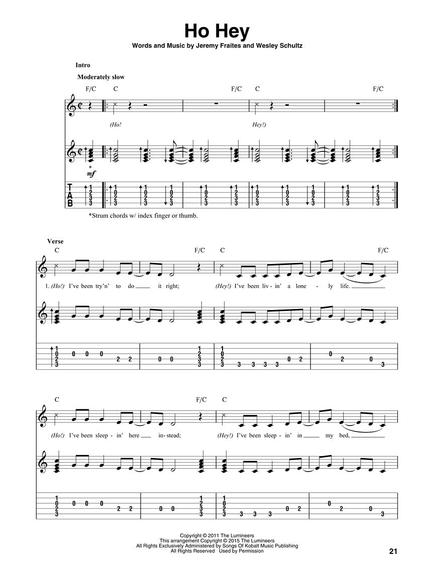 Fingerpicking Popular Hits - sample page 7