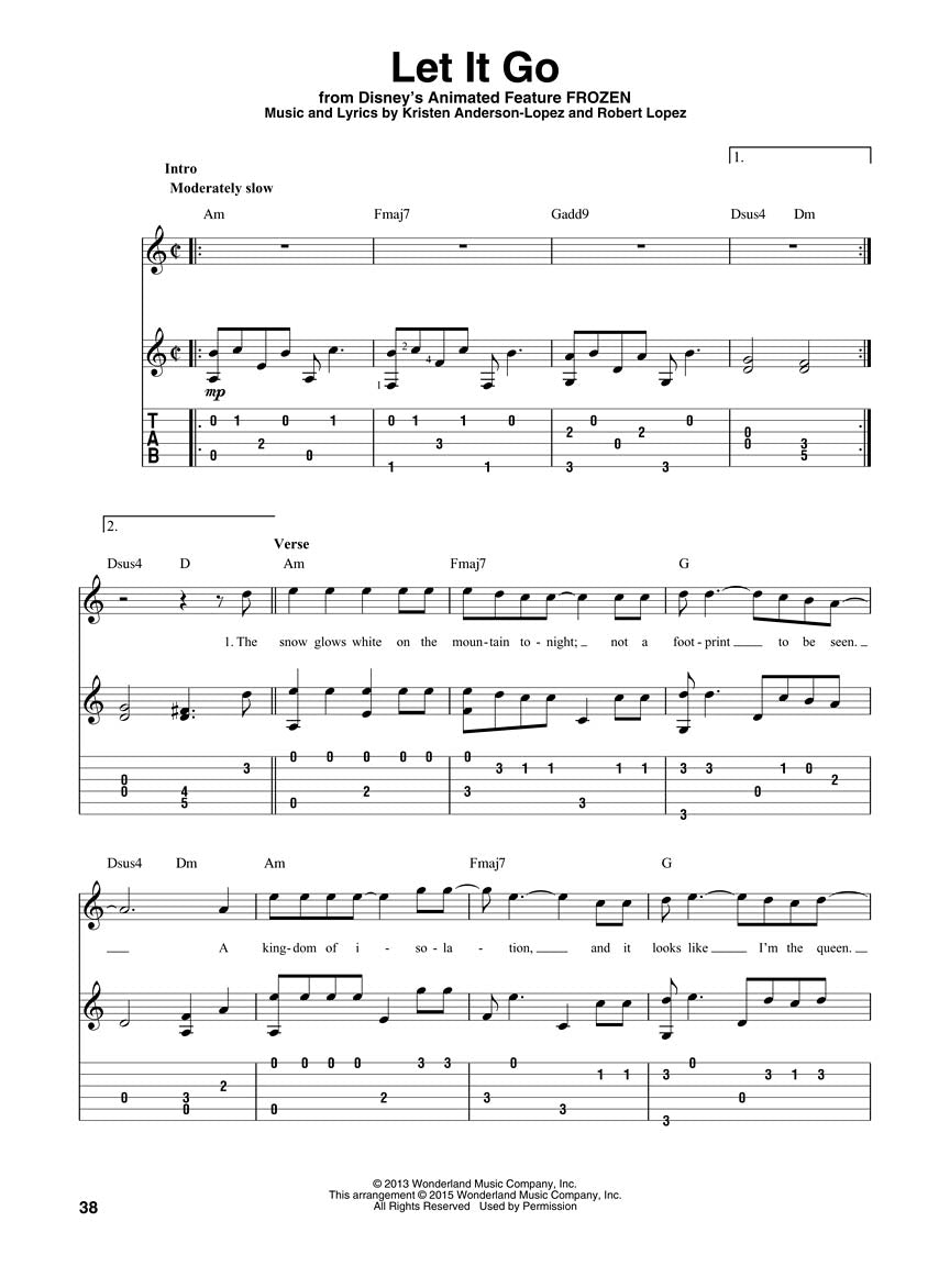 Fingerpicking Popular Hits - sample page 8