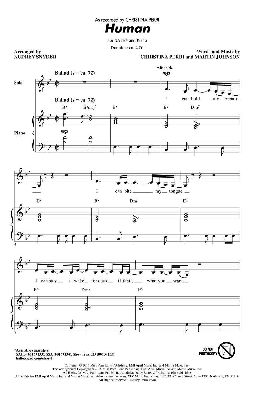 Human - sample page 1