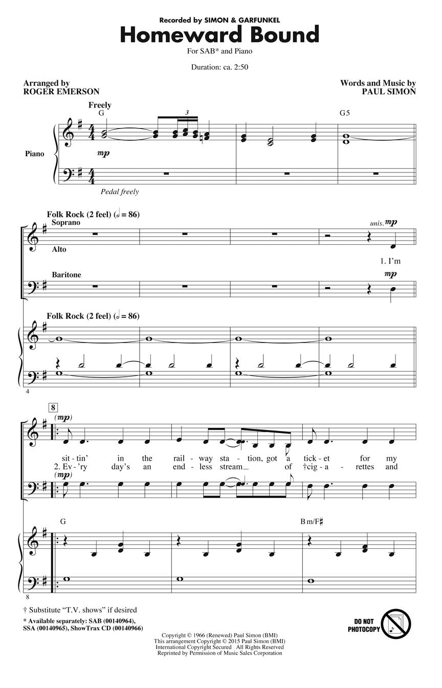 Homeward Bound - sample page 1