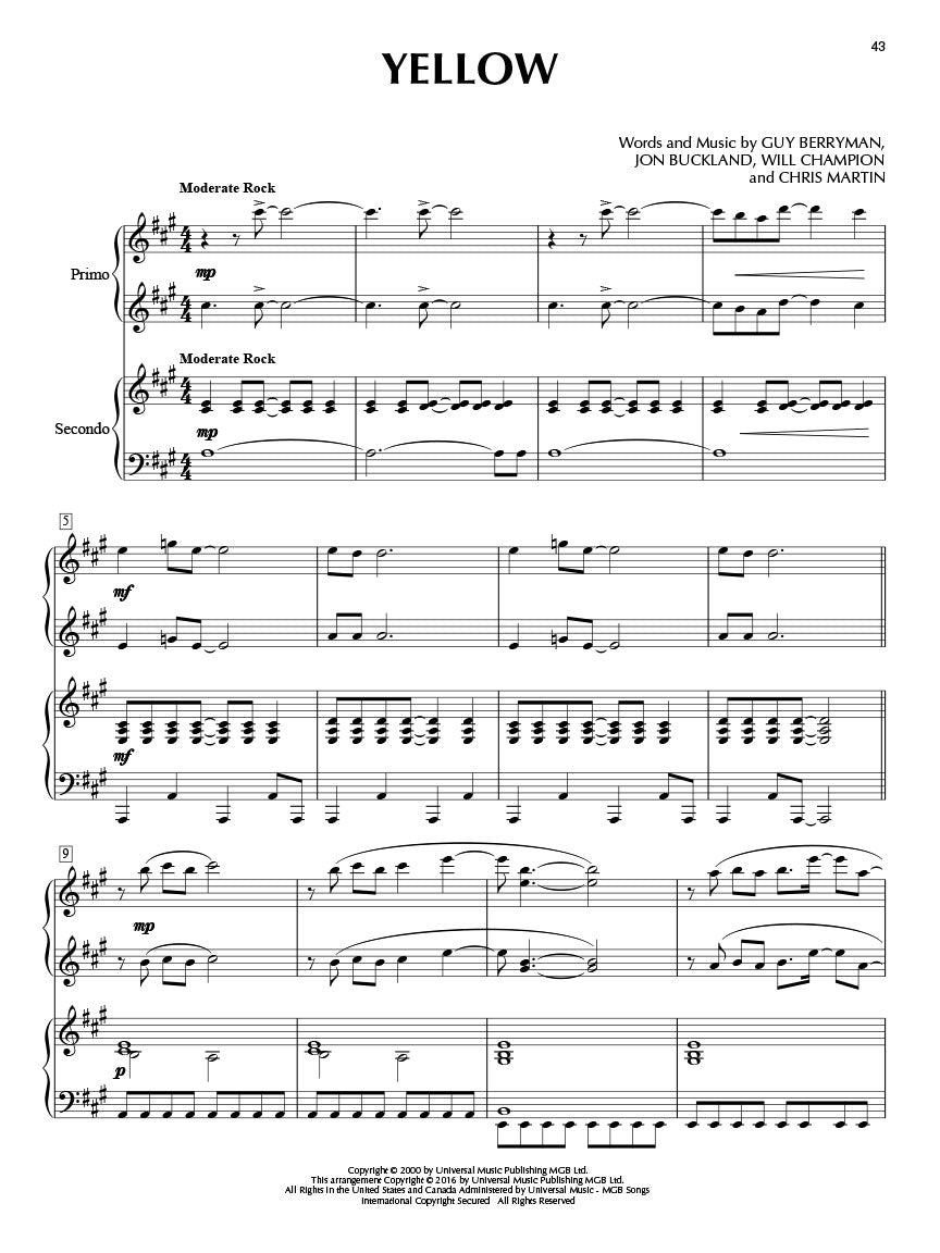 Coldplay - sample page 4