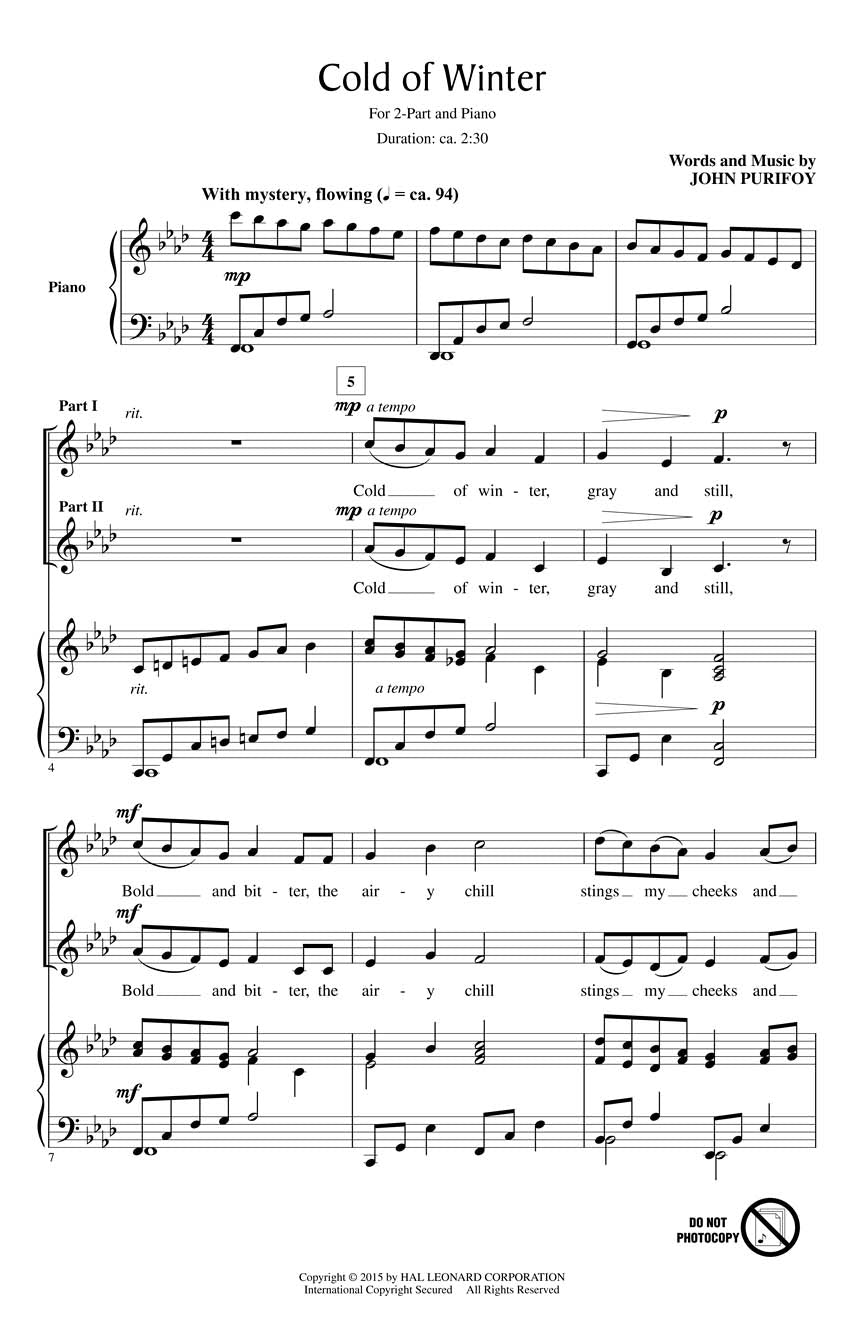 Cold of Winter - sample page 1