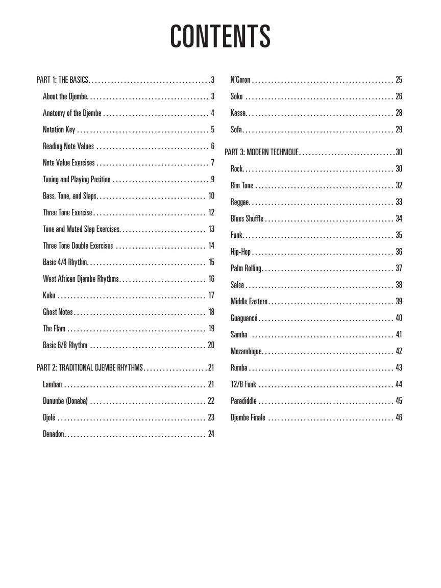 Hal Leonard Djembe Method - sample page 2