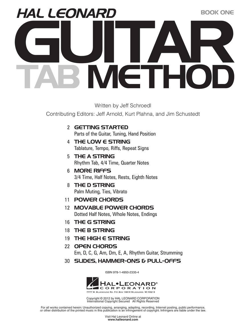 Hal Leonard Guitar Tab Method - sample page 2