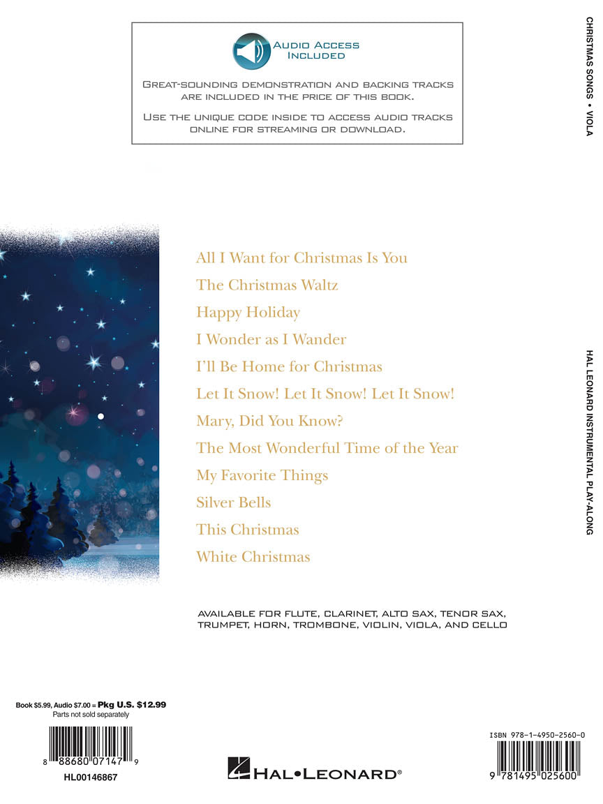 Christmas Songs for Viola - sample page 2