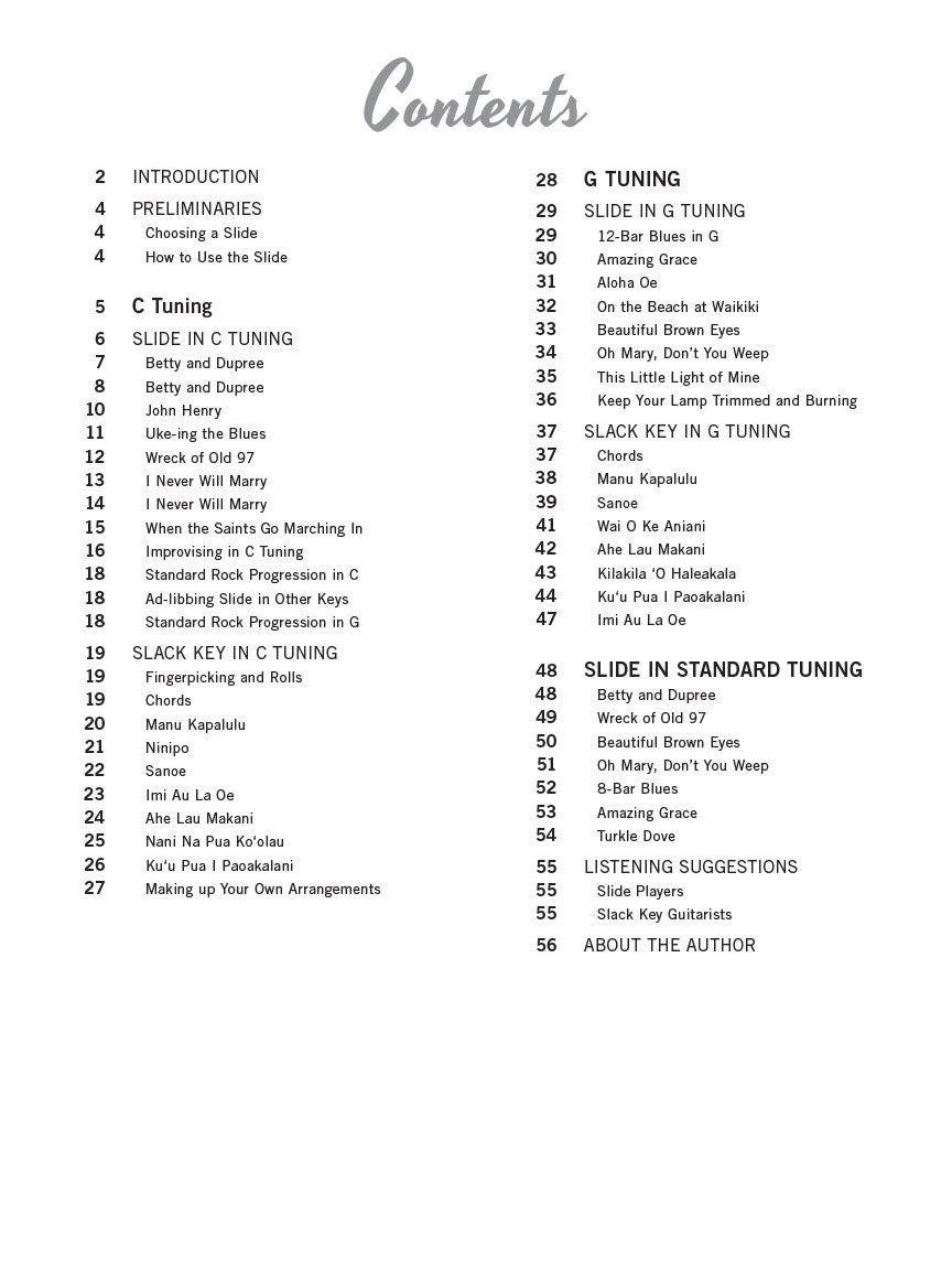 Slide & Slack Key Ukulele - sample page 2