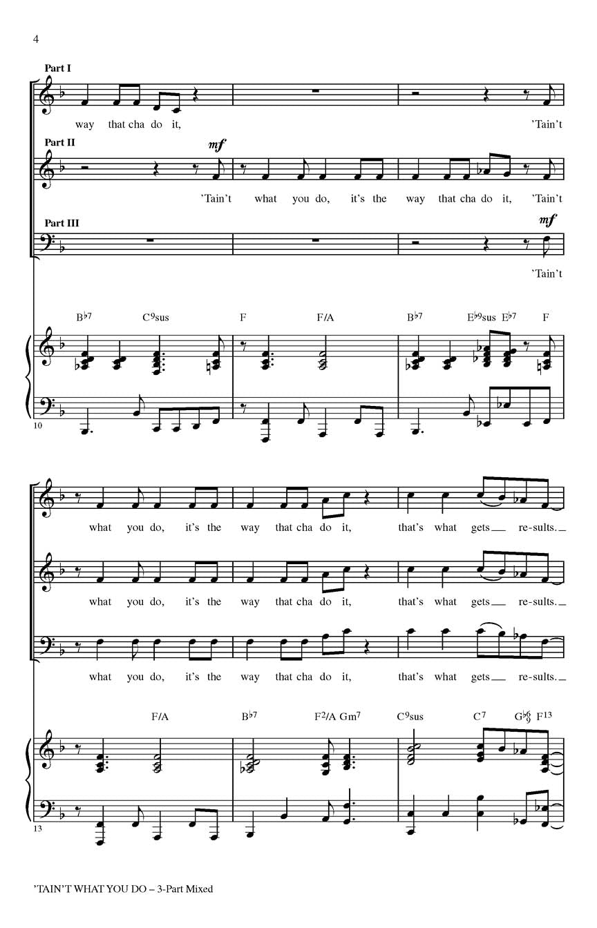 'Tain't What You Do (It's the Way That You Do It) - sample page 2