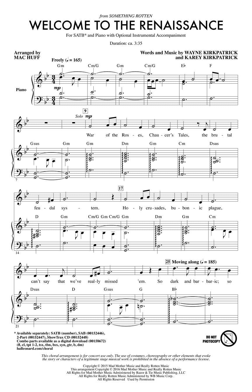 Welcome to the Renaissance - sample page 1