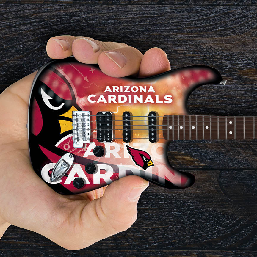 Arizona Cardinals 10“ Collectible Mini Guitar - sample page 1