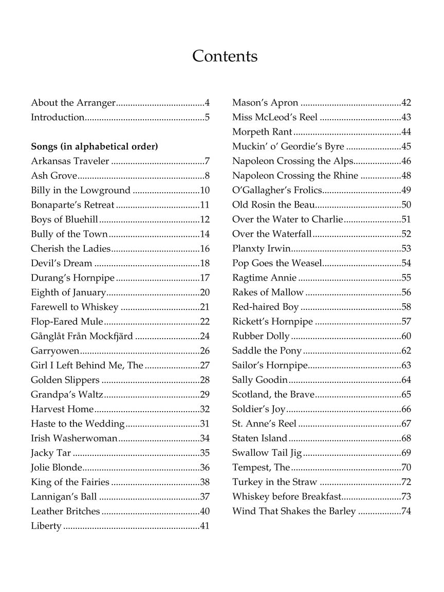 Fiddle Tunes for Baritone Ukulele - sample page 3