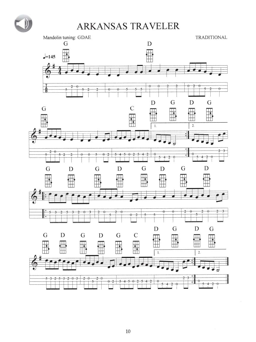 Fiddle Tunes for Mandolin - sample page 5