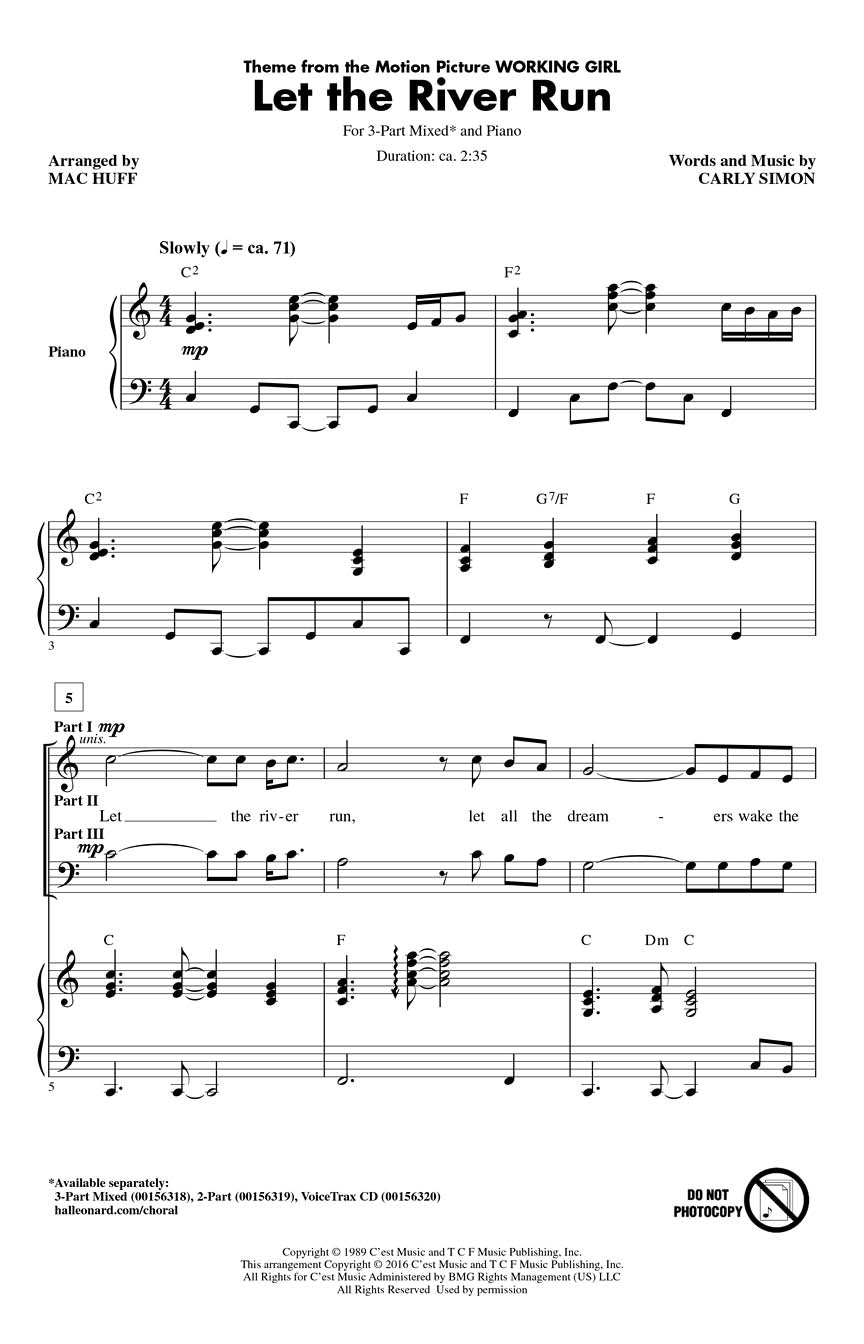 Let the River Run - sample page 1