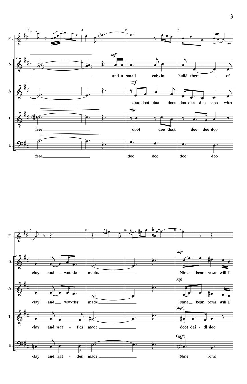 The Lake Isle of Innisfree - sample page 2