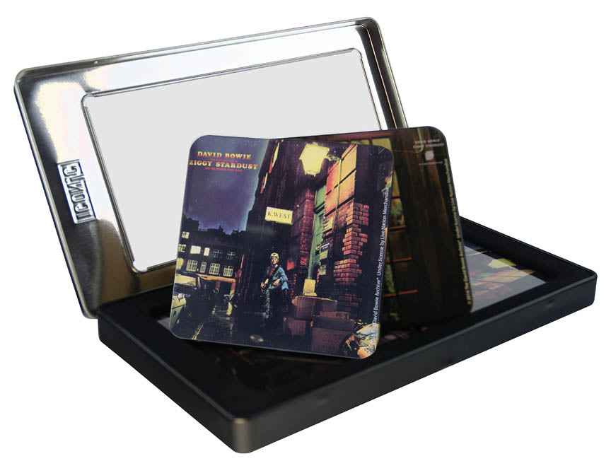 David Bowie Tin Coaster Set – Ziggy Stardust - sample page 1