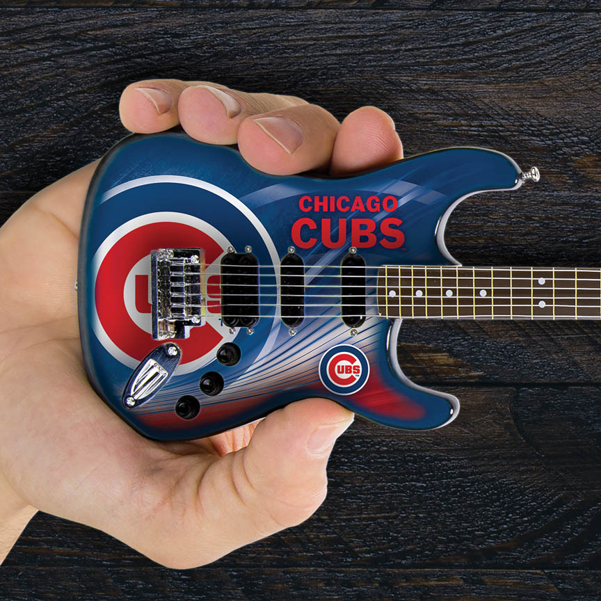 Chicago Cubs 10“ Collectible Mini Guitar - sample page 1