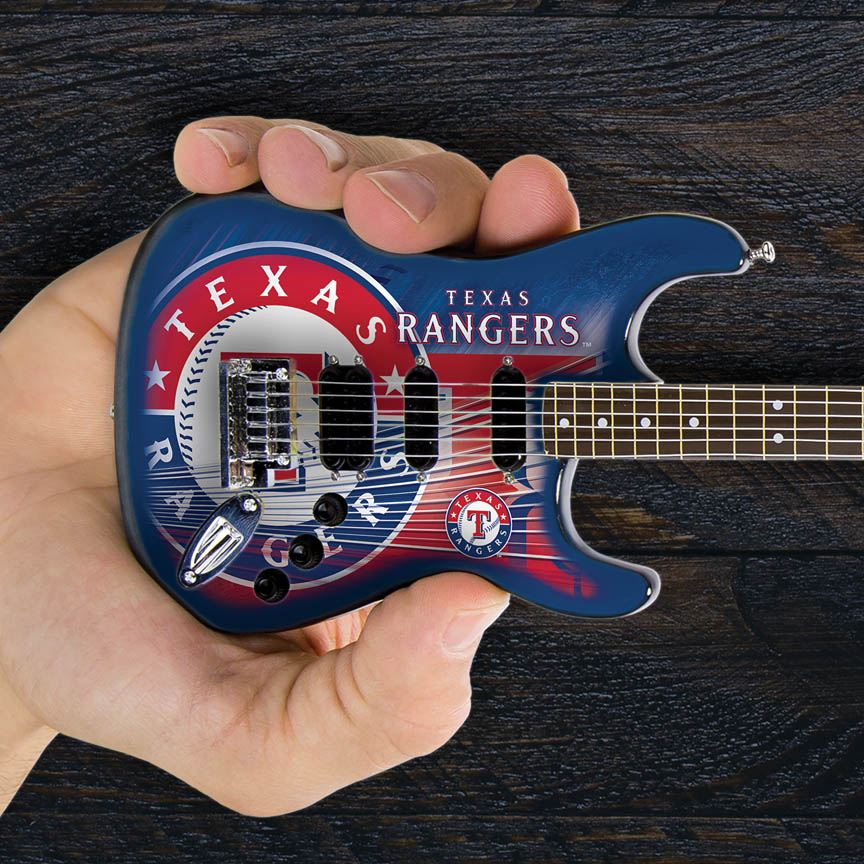 Texas Rangers 10“ Collectible Mini Guitar - sample page 1