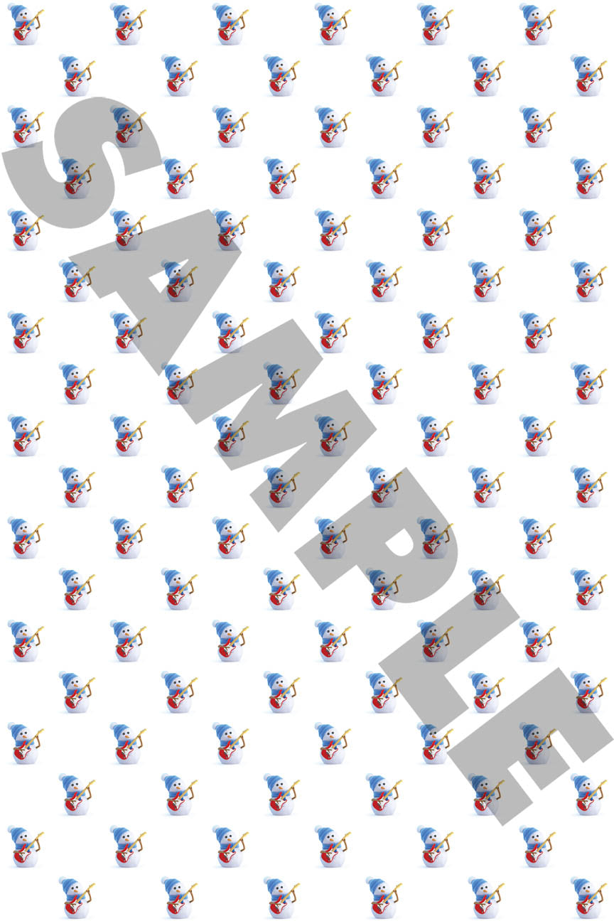 Hal Leonard Wrapping Paper – Snowman Theme - sample page 1
