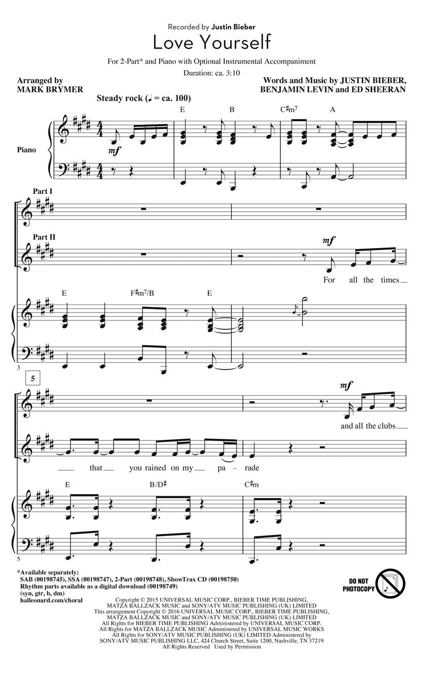 Love Yourself - sample page 1