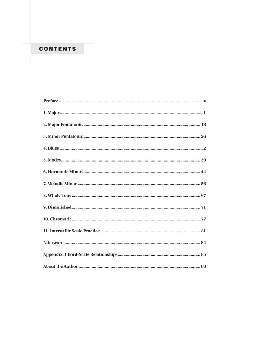 A Modern Method for Guitar Scales - sample page 2