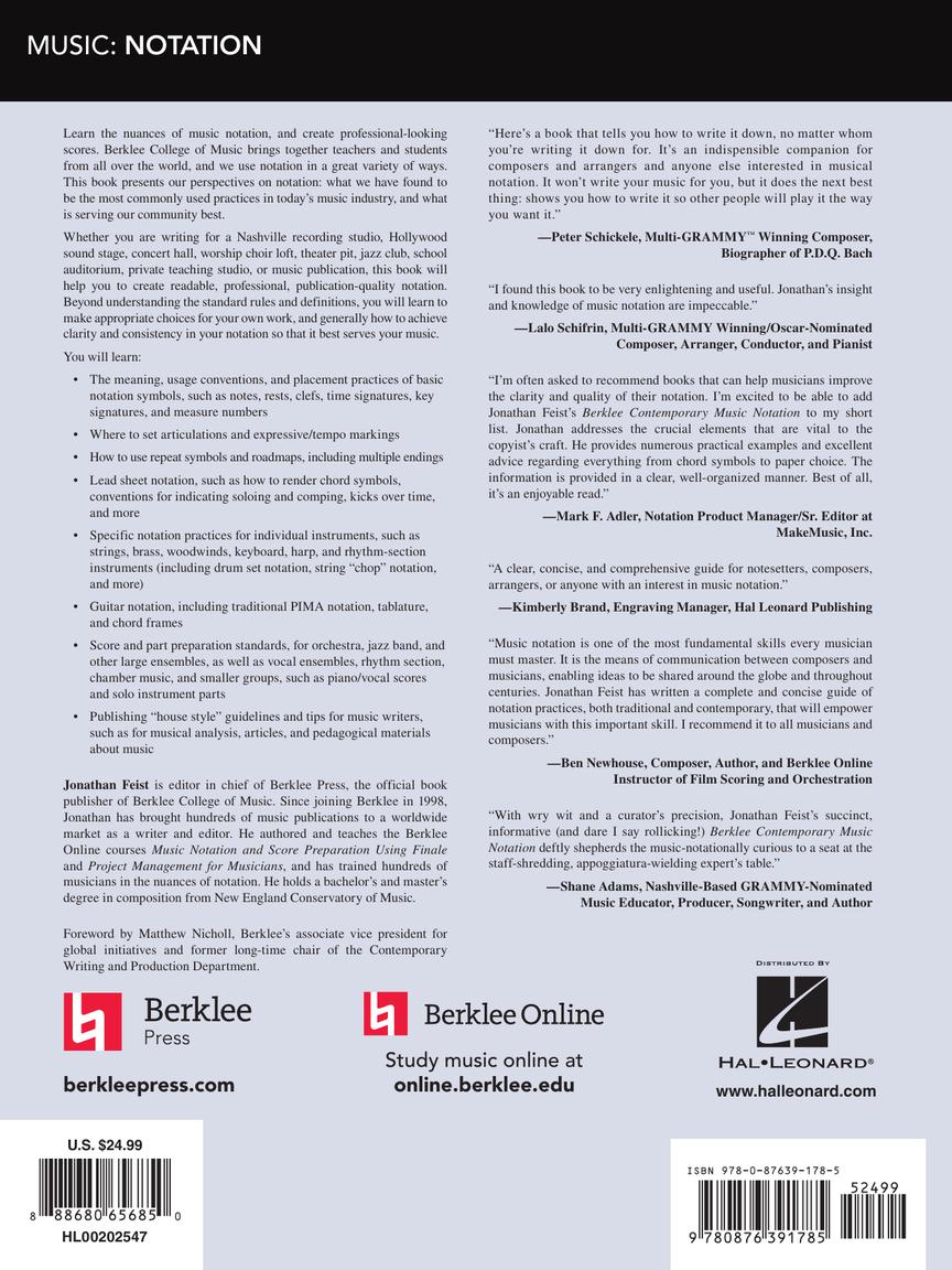 Berklee Contemporary Music Notation - sample page 19