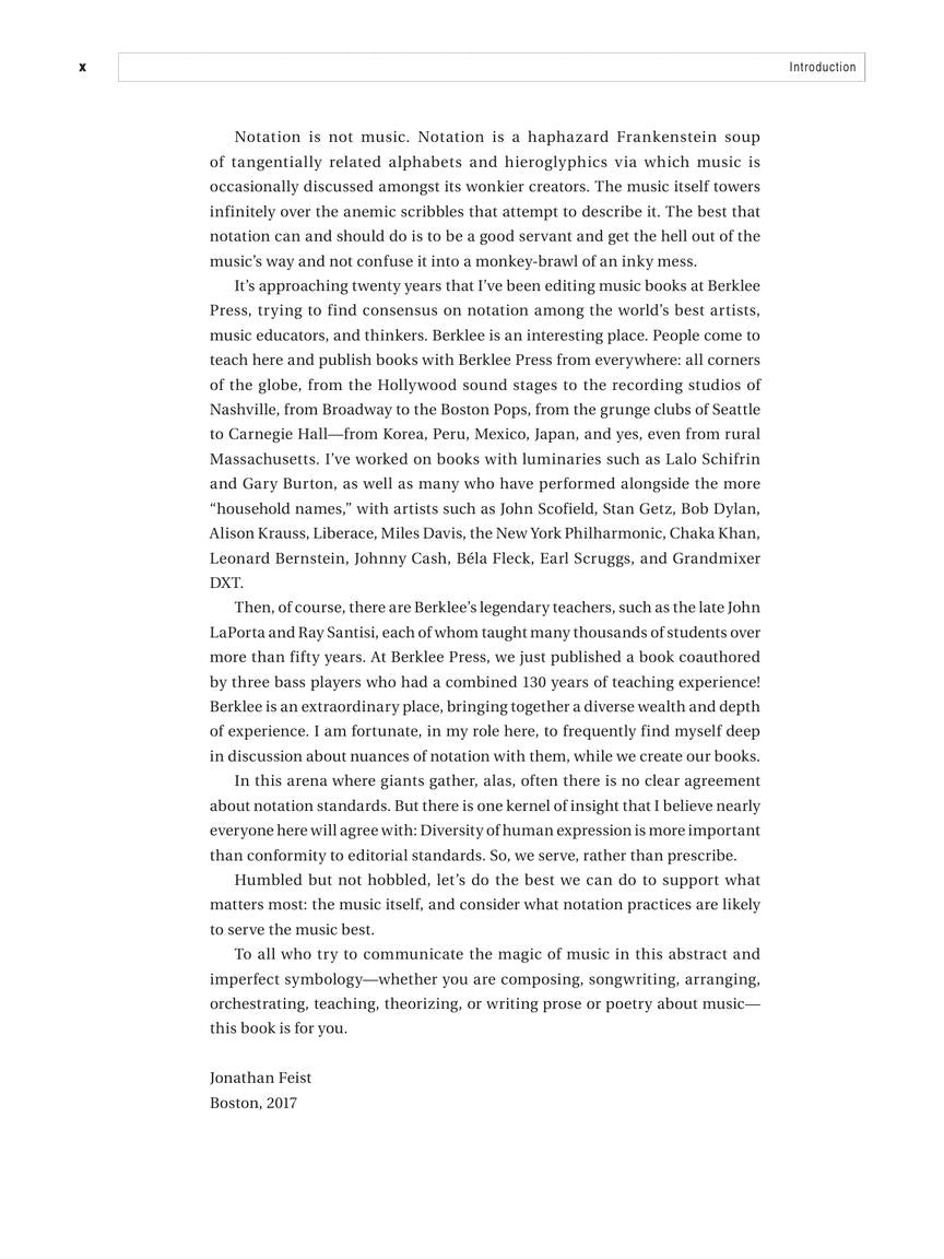 Berklee Contemporary Music Notation - sample page 9