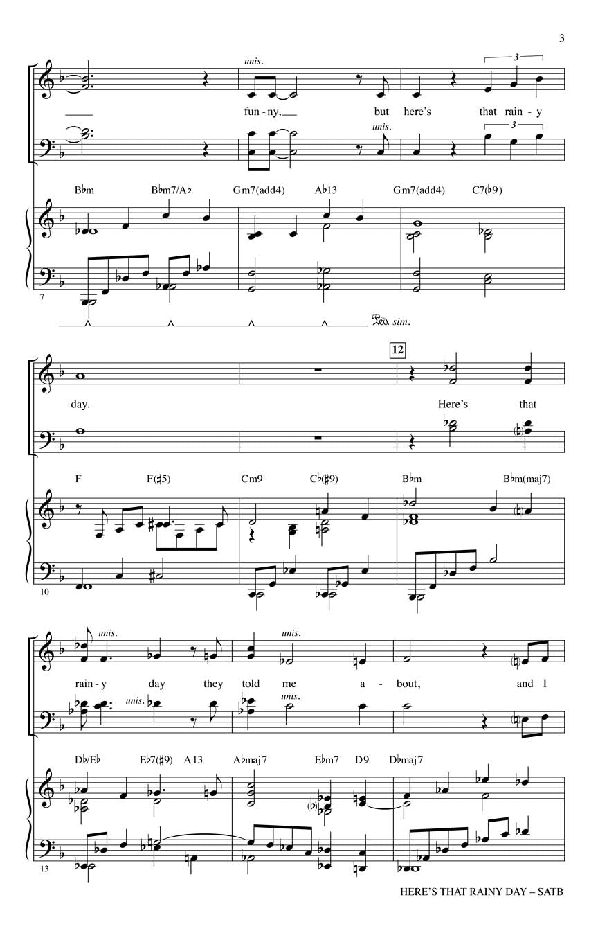 Here's That Rainy Day - sample page 2