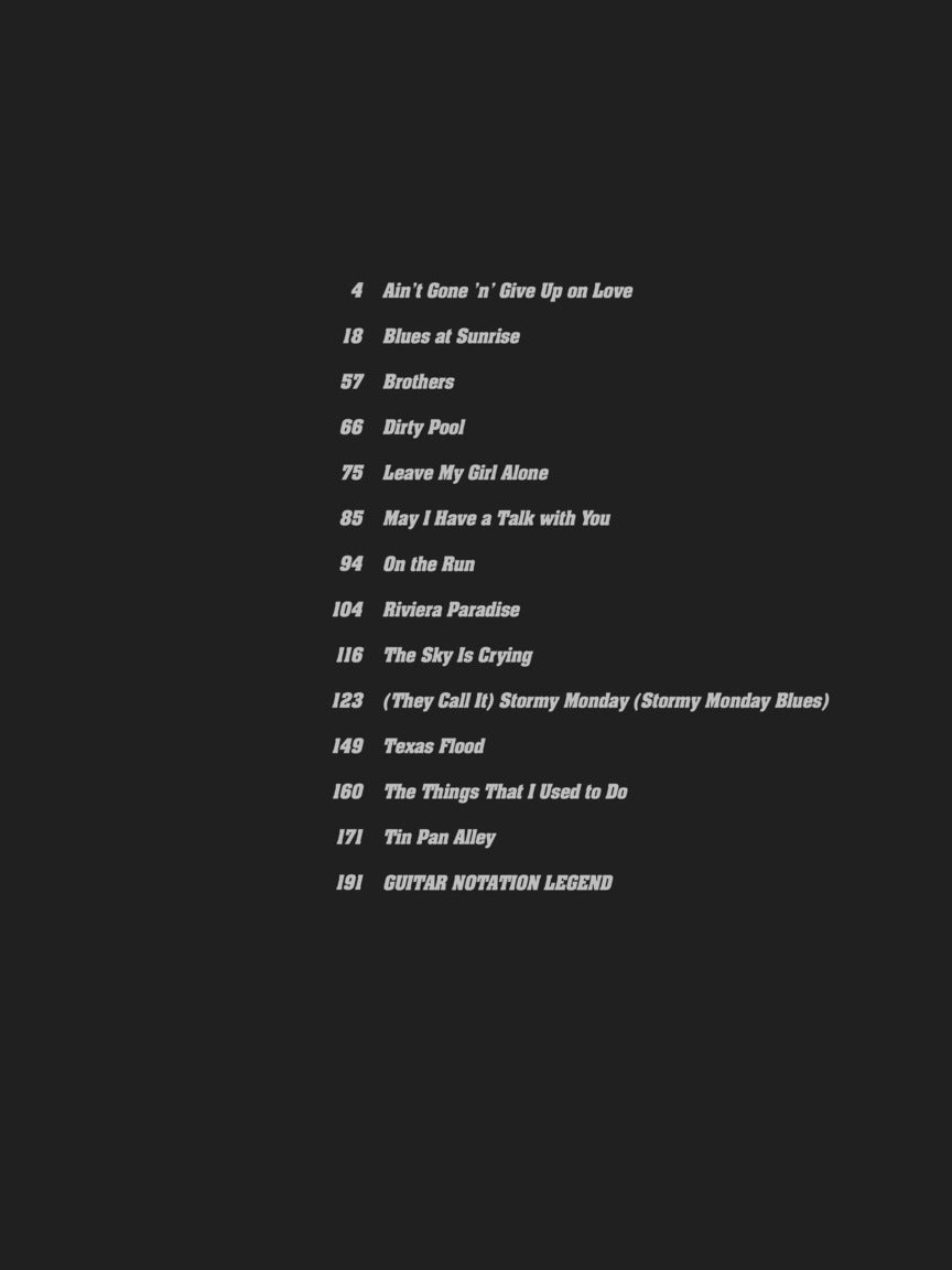 Stevie Ray Vaughan – Plays Slow Blues - sample page 2