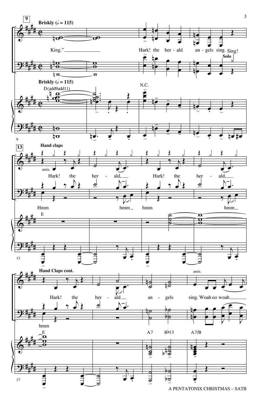 A Pentatonix Christmas - sample page 2
