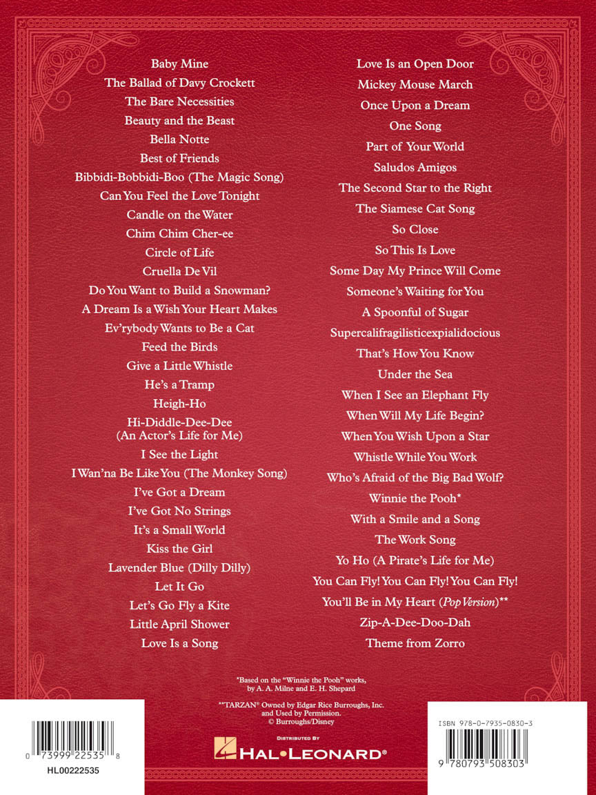 The Disney Collection – 3rd Edition - sample page 6