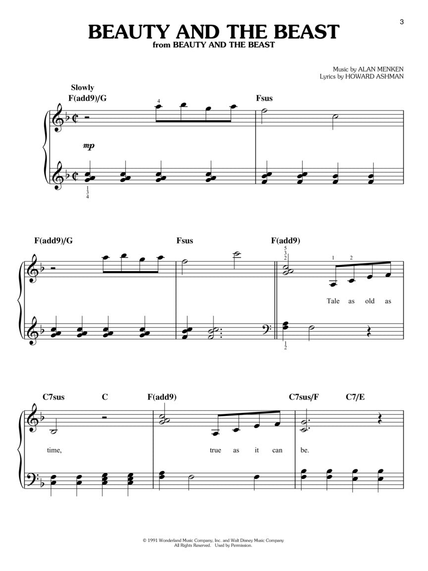 The Disney Collection – 3rd Edition - sample page 3