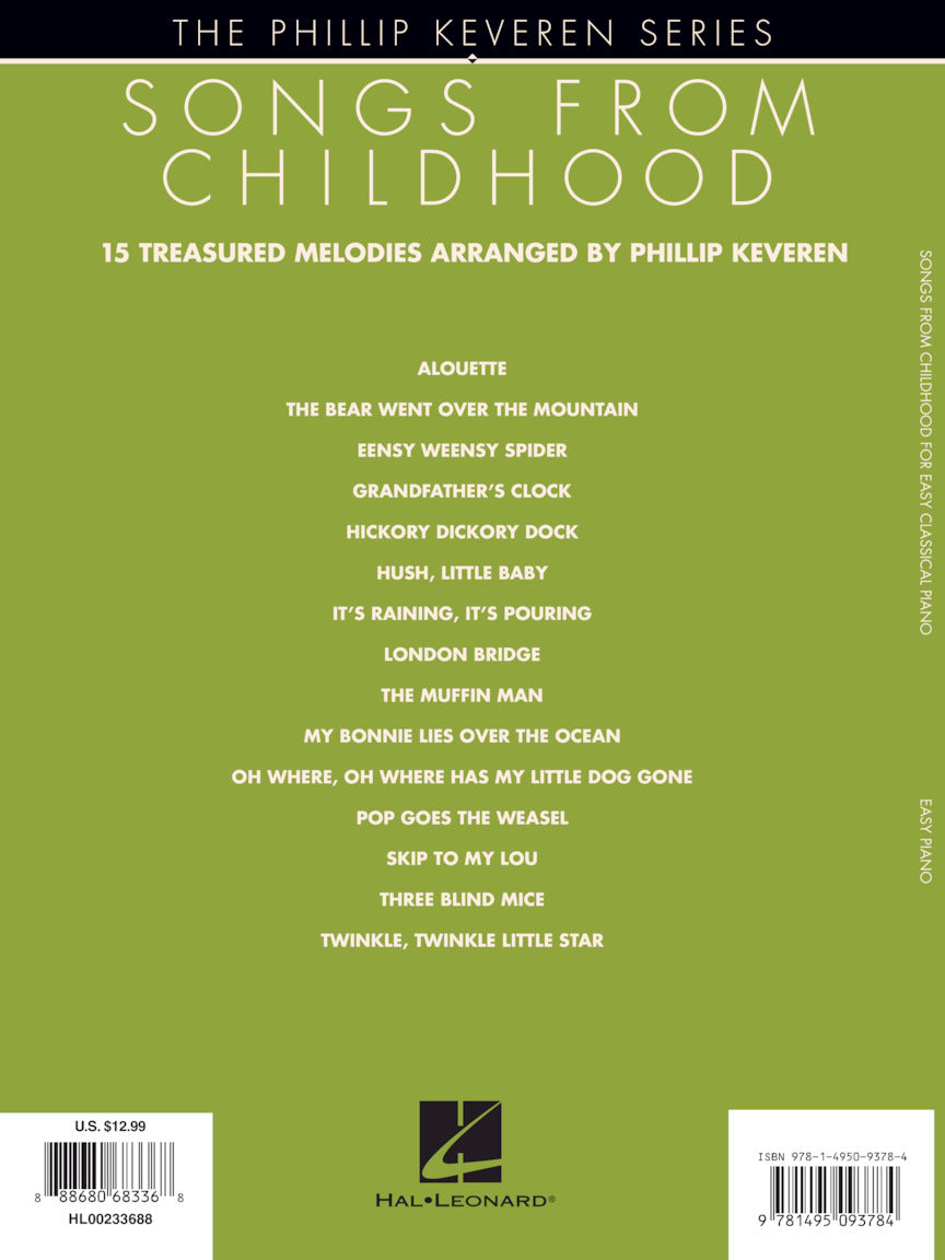 Songs from Childhood for Easy Classical Piano - sample page 6
