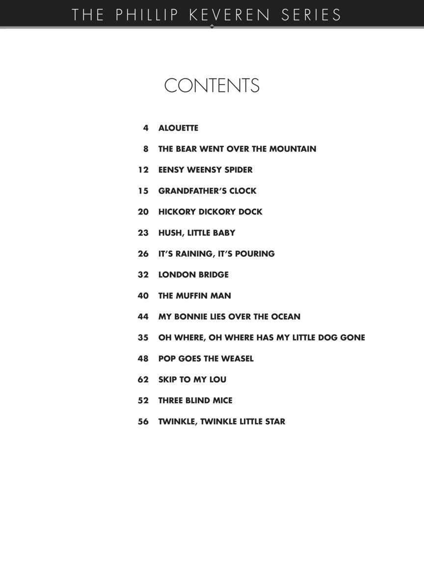 Songs from Childhood for Easy Classical Piano - sample page 2