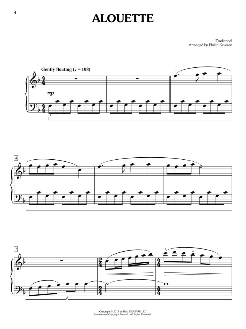 Songs from Childhood for Easy Classical Piano - sample page 3