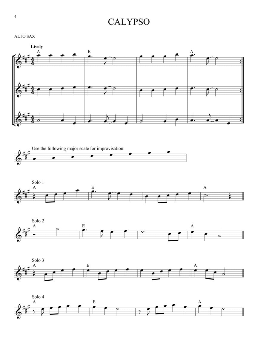 Easy Improvisation - sample page 4