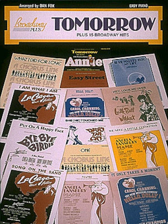Product Cover for 'Tomorrow' Plus 15 Broadway Hits (Easy Piano